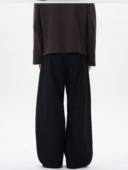 Black Wide-leg Palazzo Pants