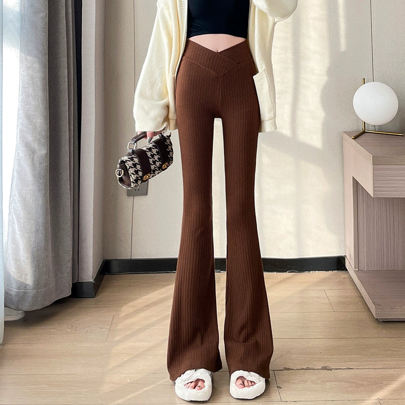 Makeda Knitted Flare Pants