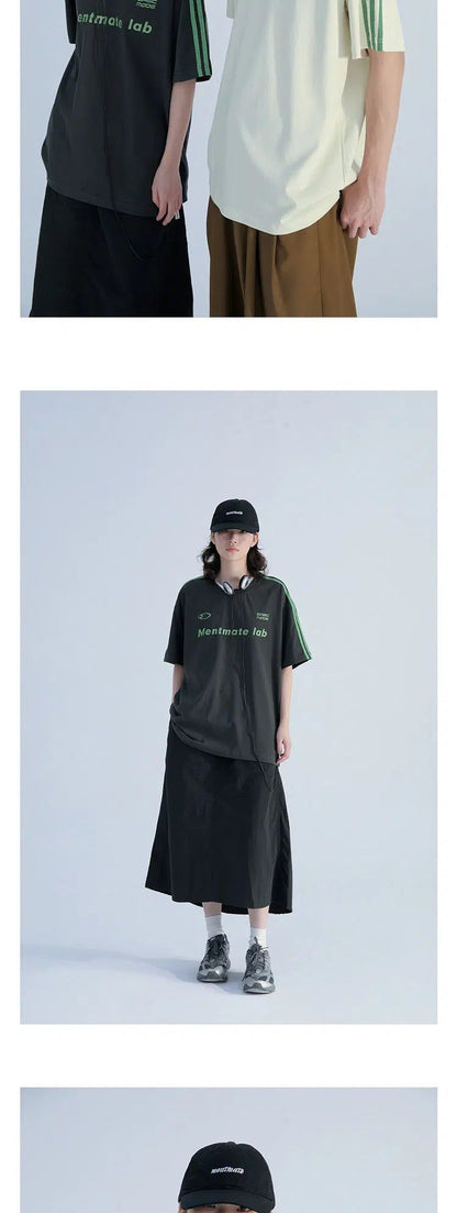 T-shirt With Contrast Detail