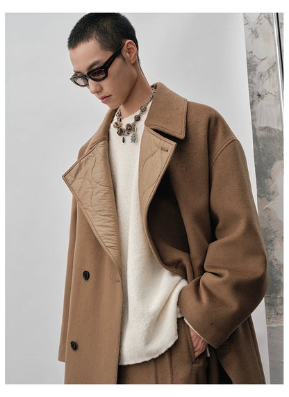 Straight-cut Oversized Crew Neck Sweater