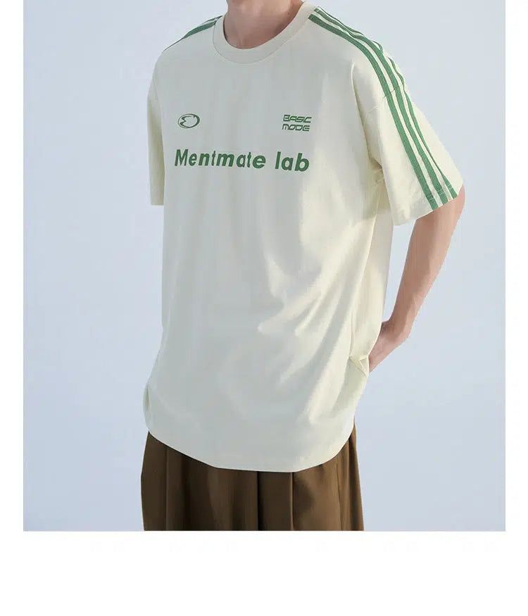 T-shirt With Contrast Detail