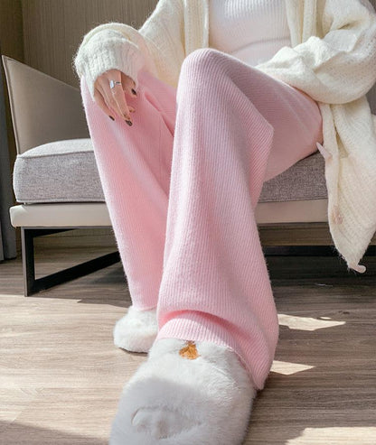 Seanna Ribbed Fleece-lined Pants