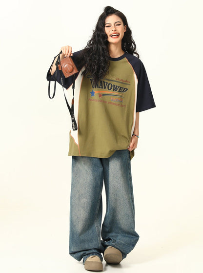 Unavowed Oversized Raglan T-shirt