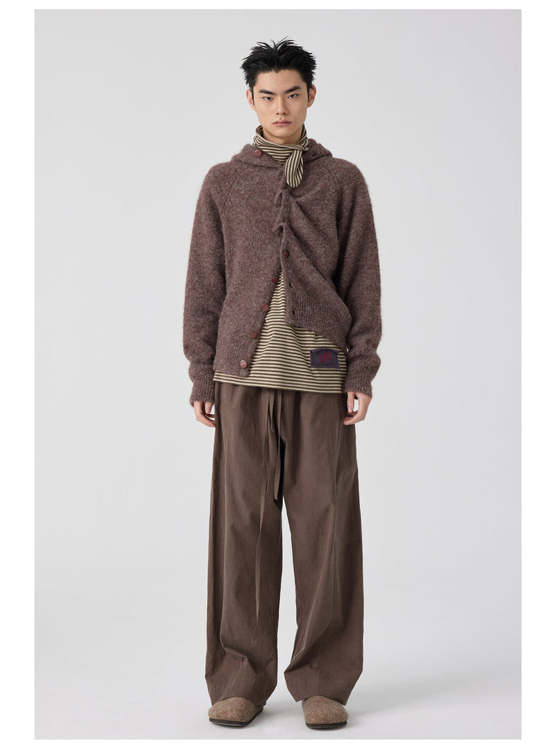 Six-pocket Pleated Kendo Pants