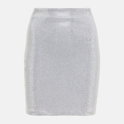 Goods Stars Graceful Fashionable Heavy Industry Net Yarn Stitching Drilling Top Drilling Skirt