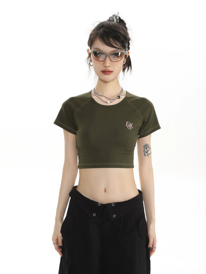 Embroidered Short Sleeve T-shirt