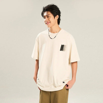 T-shirt With Subtle Fade Logo