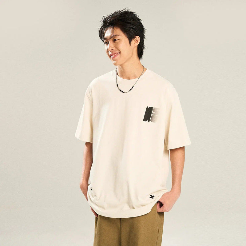 T-shirt With Subtle Fade Logo