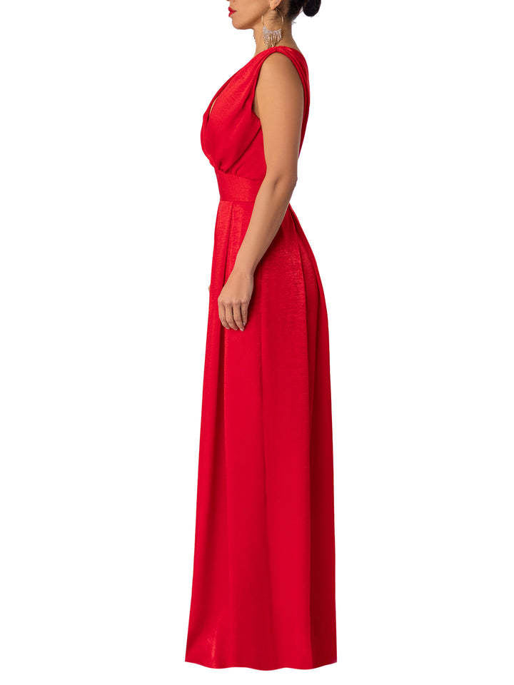 Clothing Summer Slim High Waist Color Jumpsuit