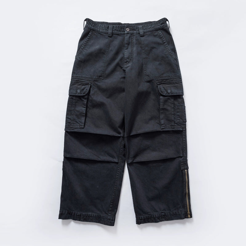 Gray Utility Cargo Pants