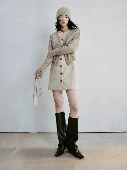 Pointelle Knit Cardigan
