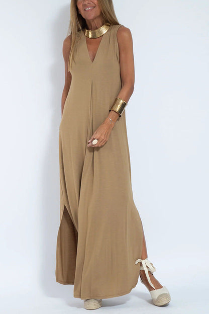 Color Pullover V Neck Dress Cardigan Coat Set
