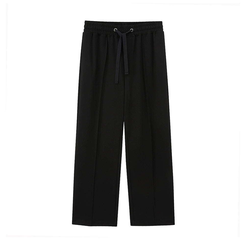 Lace-up Straight Full/short Pants