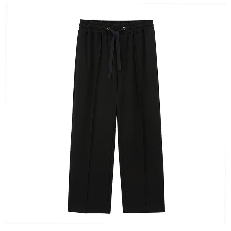 Lace-up Straight Full/short Pants