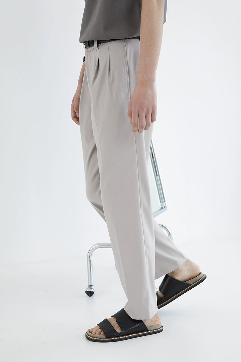 Double-pleated Comfort Dress Pants