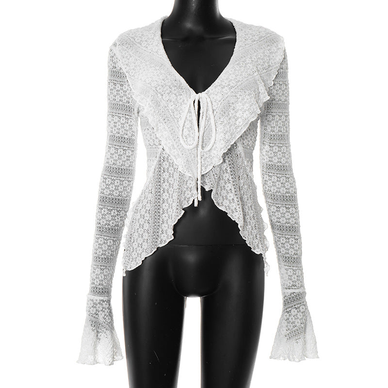 Lisbeth Lace Cardigan Top