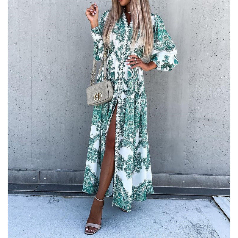 Spring Summer Maxi Dress Loose Vacation Dress
