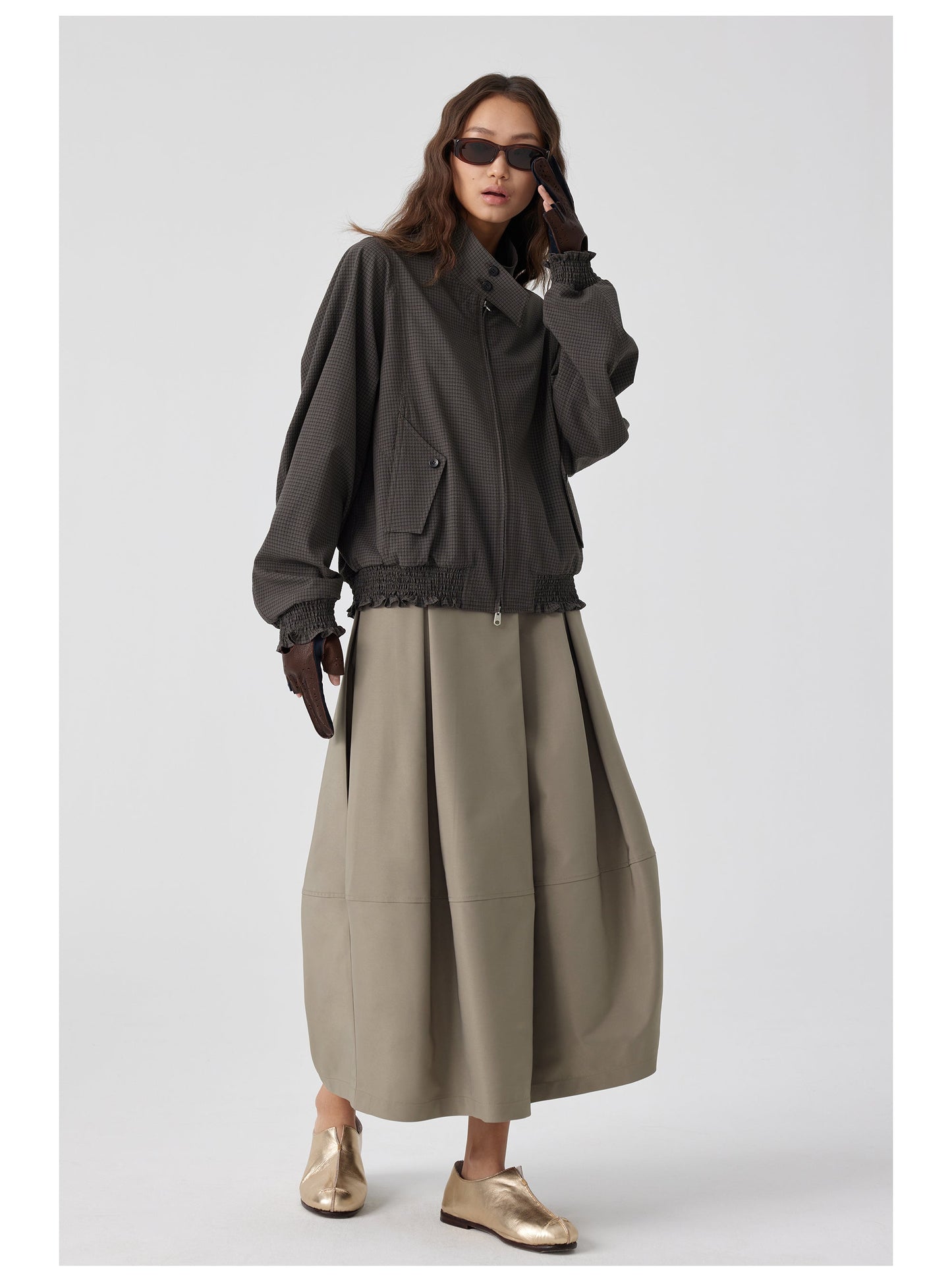 Bubble Long Skirt