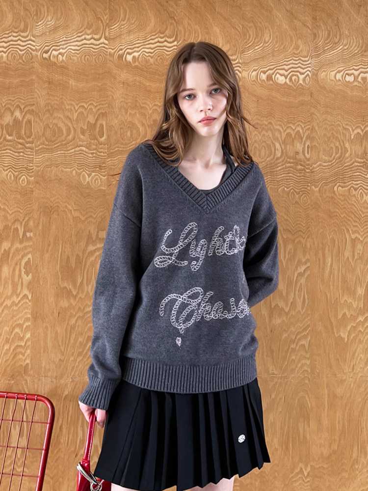 Two-piece Pullover Knit Sweater