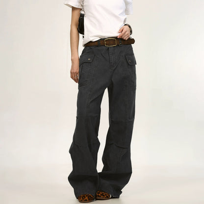 Relaxed Canvas Cargo Pants