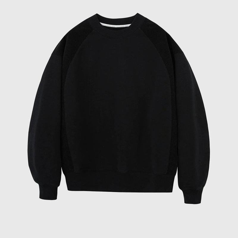 Panel Structural Sweatshirt & Athletic Pants Set