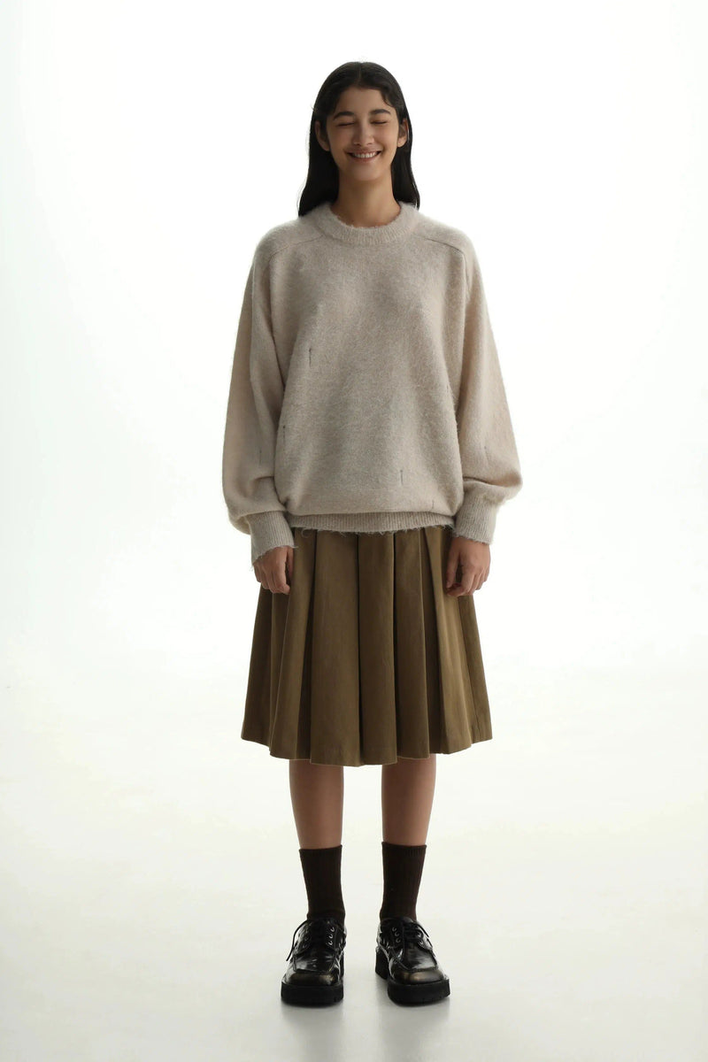 Loose Fit Mohair Sweater
