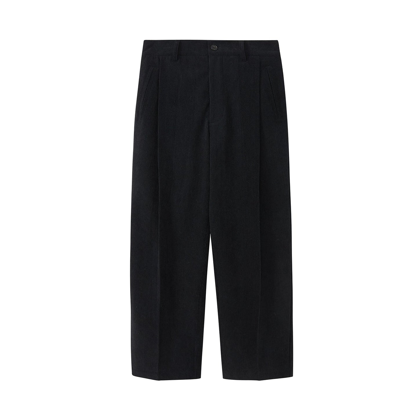 Relaxed Wide-leg Slightly Stretchy Cropped Pants