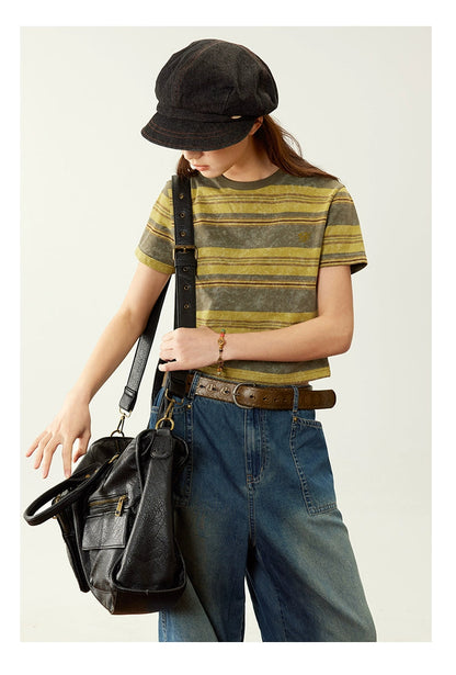 Octopusme Retro Striped T-shirt