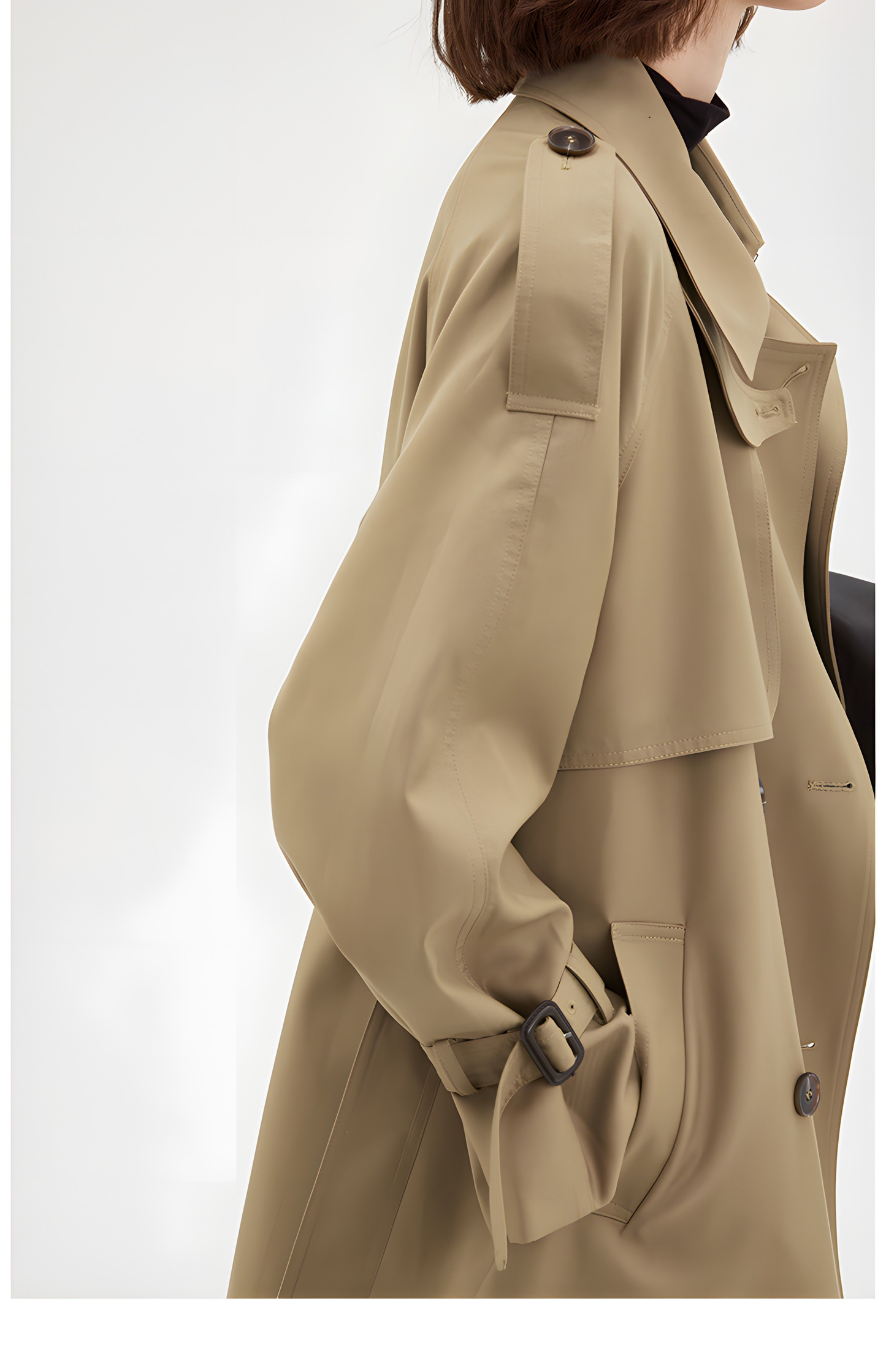 Parisian Autumn: -inspired Midi Trench Coat