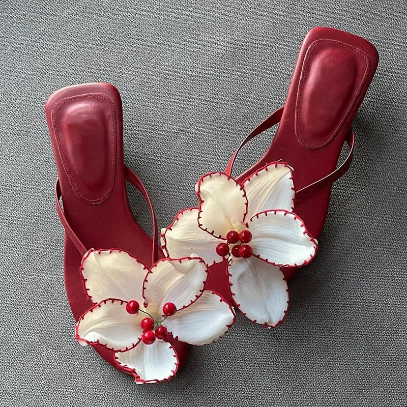 Emori Kitten Heel Sandals