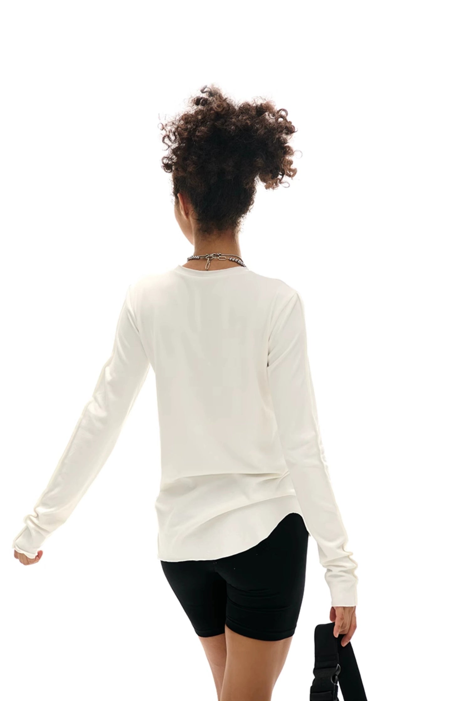 Round Neck Slim Fit Long Sleeve T-shirt