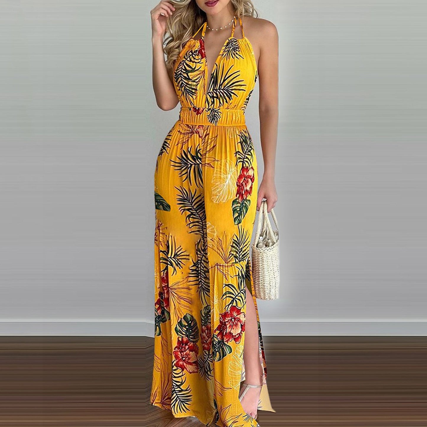 Clothing Digital Printing Colorful Jumpsuit