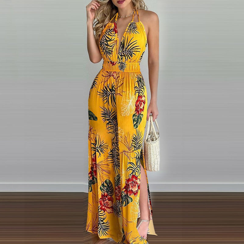 Clothing Digital Printing Colorful Jumpsuit