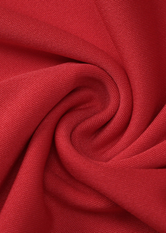 Bella Rouge - Ruffled Tie-strap Mini Dress