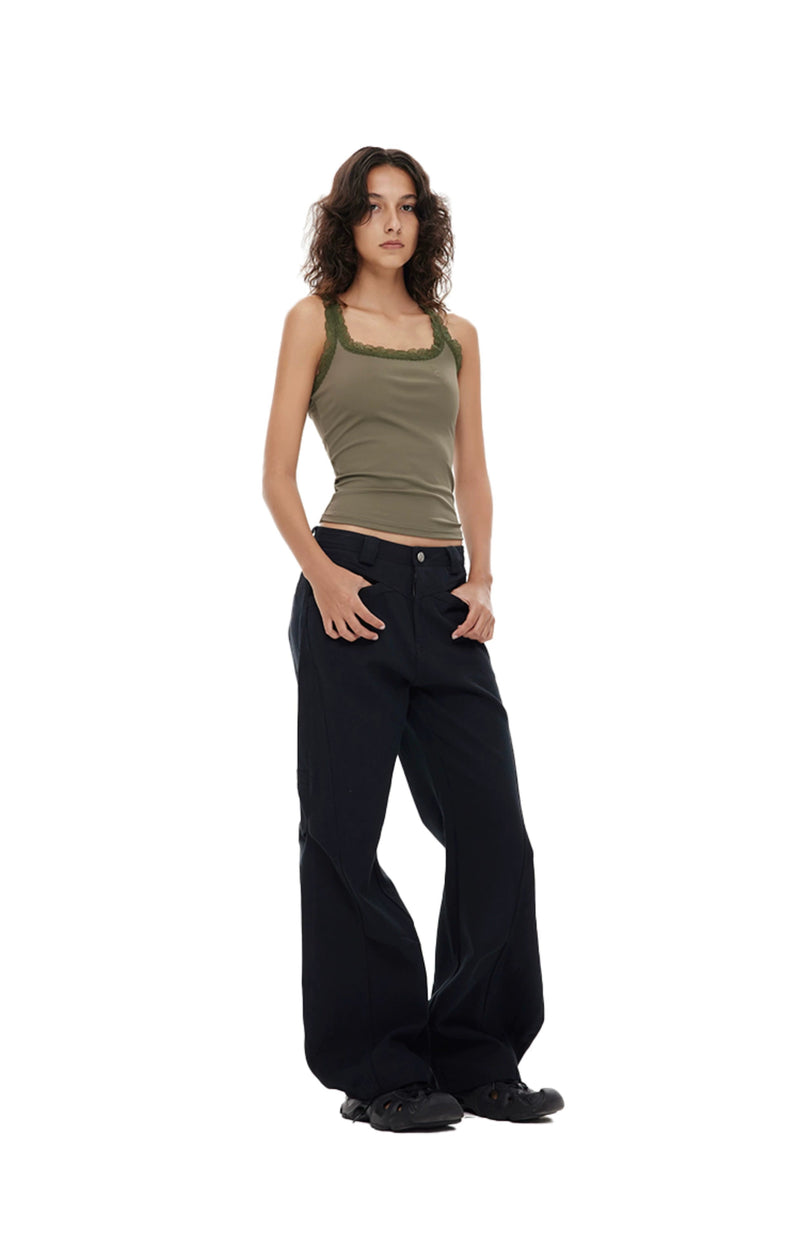 Military Green Cargo Pants