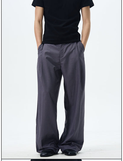 Pleated Wide Leg Dress Pants
