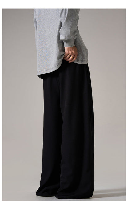Brown Relaxed Wide Leg Pants