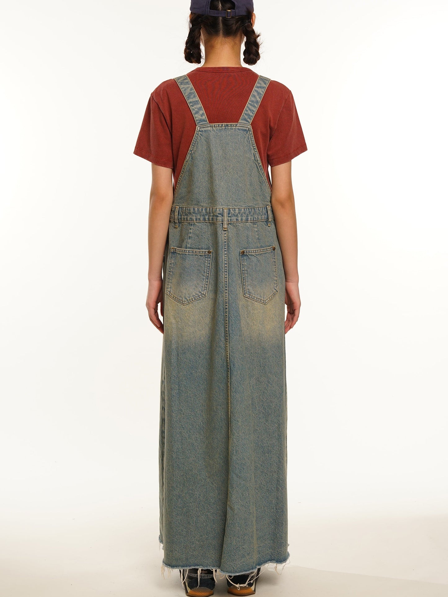 Denim Strap Skirt