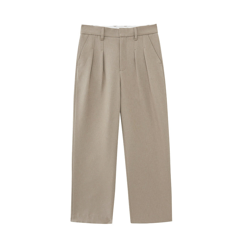 Classic Double-pleated Dress Pants