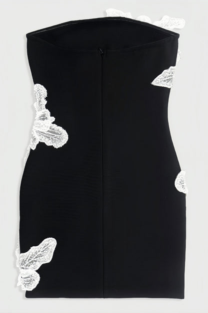 Fari Beaded Knit Mini Dress