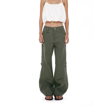 Military Green Cargo Pants