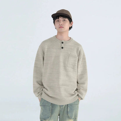 Cozy Sweater With Front Pocket