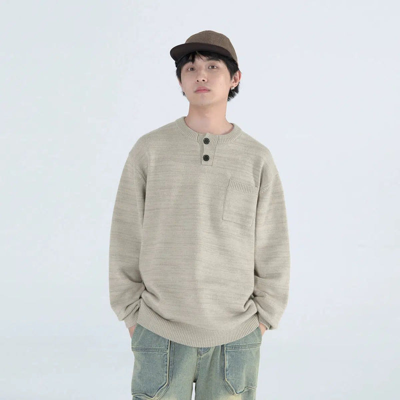 Cozy Sweater With Front Pocket