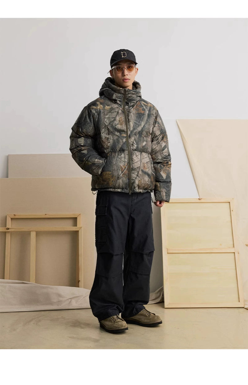 Straight-leg Multi-pocket Loose Pants