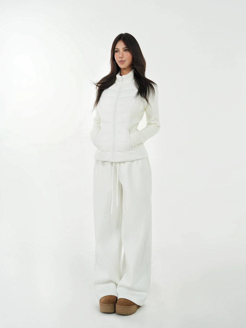 Low-waist Drawstring Straight-leg Sweatpants