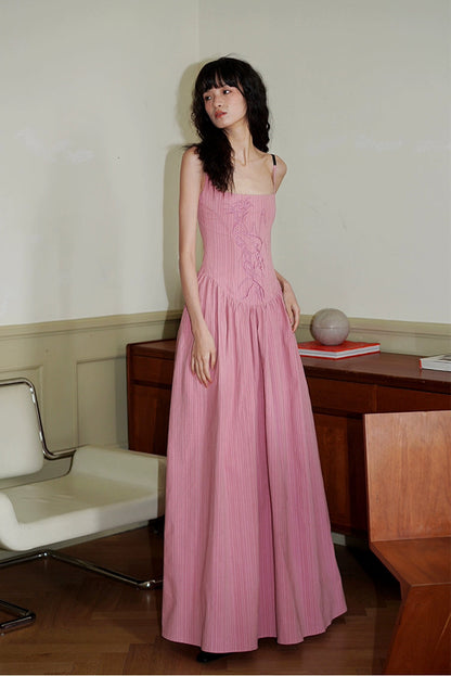 Ivory Embroidered Maxi Dress