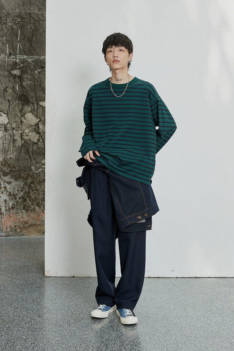 Classic Double-pleated Dress Pants