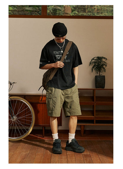 Zippered Pocket Shorts