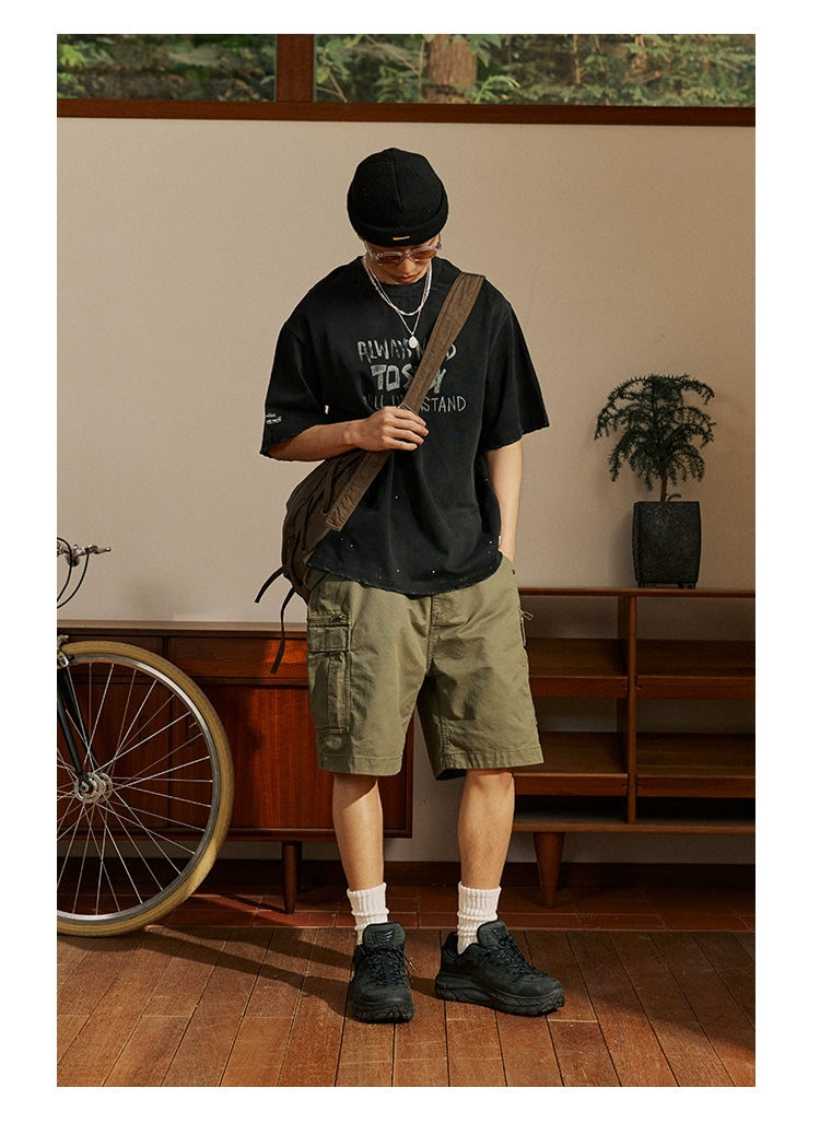 Zippered Pocket Shorts