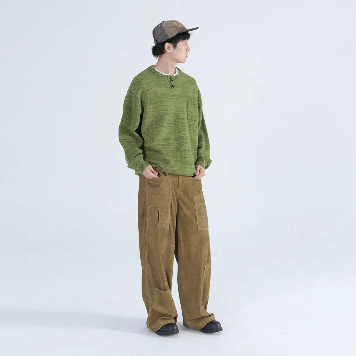 Cozy Sweater With Front Pocket